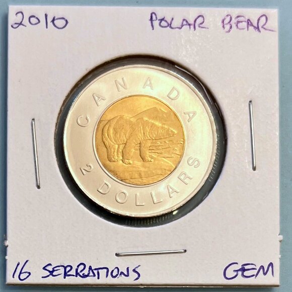 Canada 2010 Exceptionally Unique Set of 3 x $2 Toonies! - Picture 3 of 16